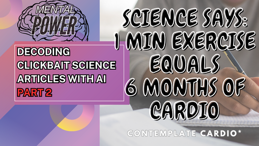 Decoding Clickbait Science Articles With AI Part 2-Step 1