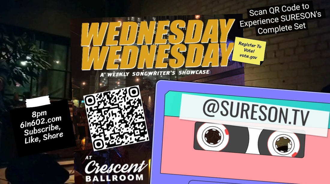 SURESON performing acoustic ver "Love Perpetual" snippet Live @Wednesday_Wednesday_Crescent 12-01-21