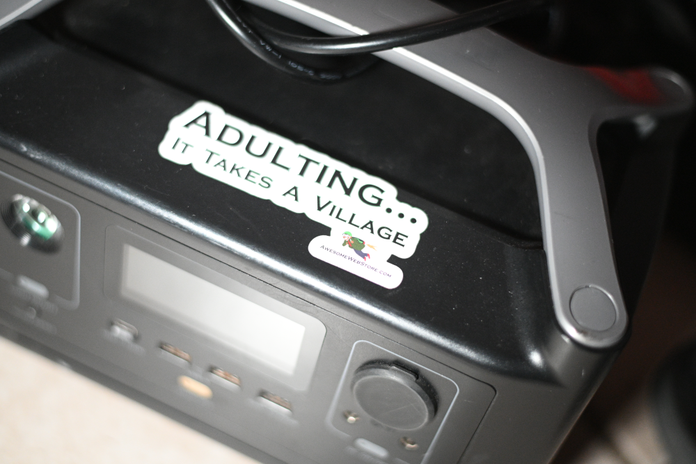 Adulting... It Takes A Village Sticker