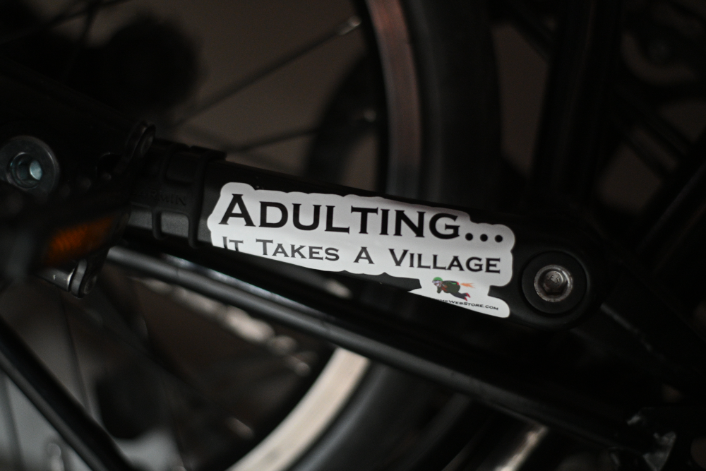 Adulting... It Takes A Village Sticker