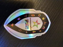 Load image into Gallery viewer, #CentenarianFun Hologram Shield 3 inch Sticker

