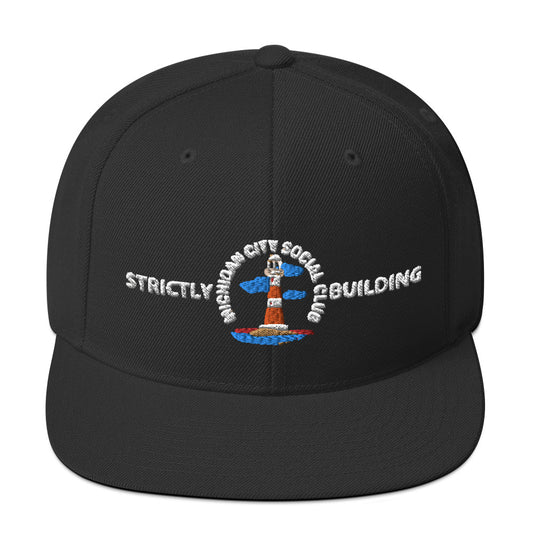 MICHIGAN CITY SOCIAL CLUB "STRICTLY BUILDING" Snapback Hat