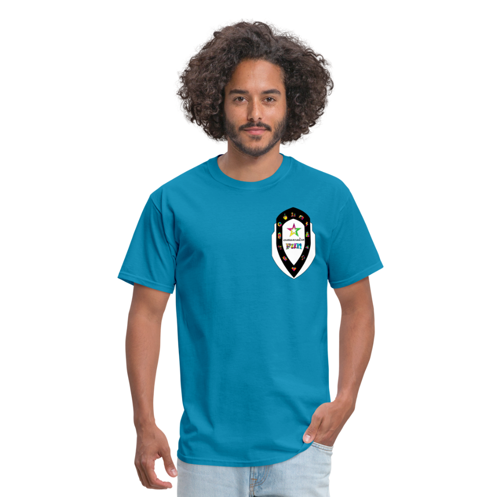Gender Free Centenarian Fun T - turquoise