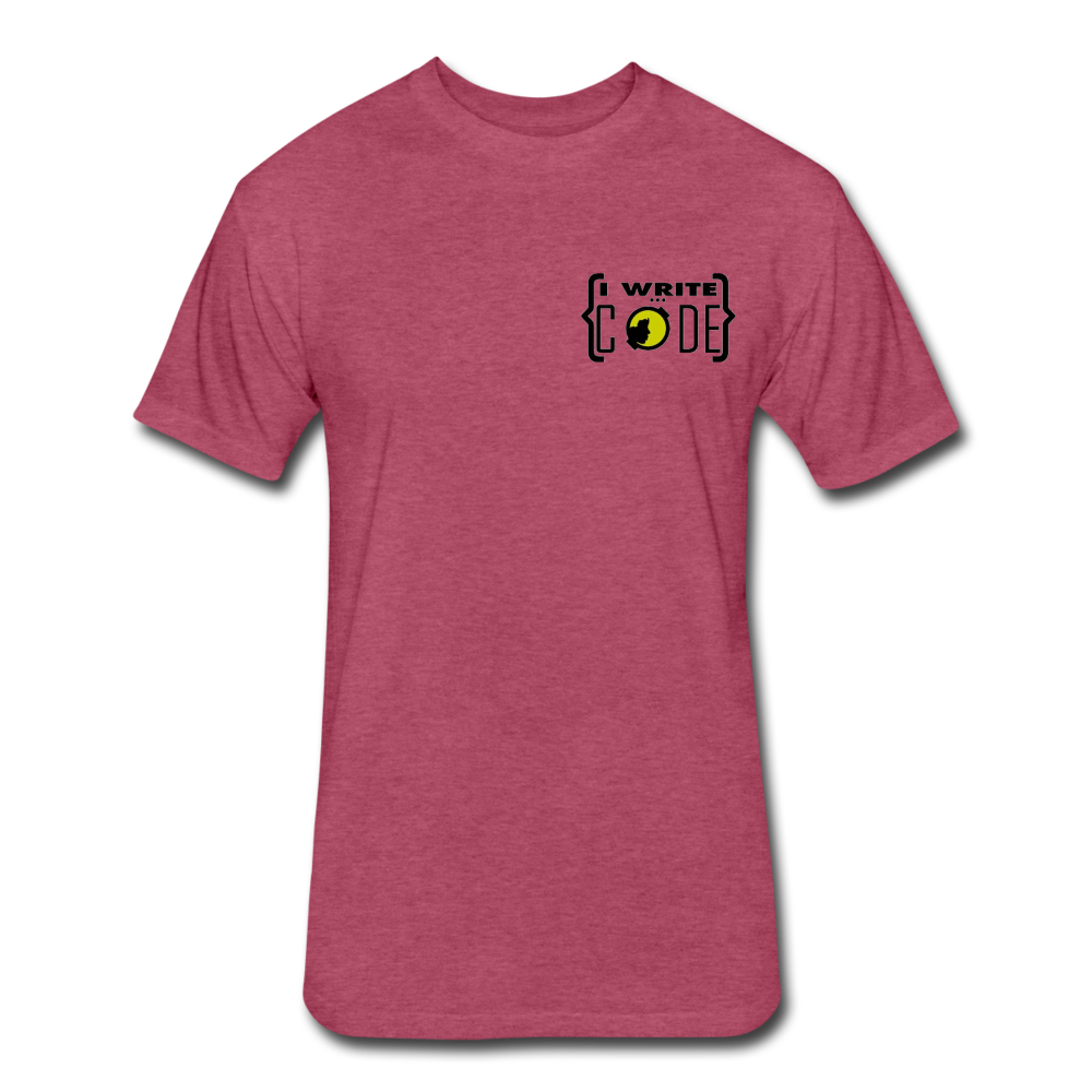 iWriteCode On My Level T - heather burgundy