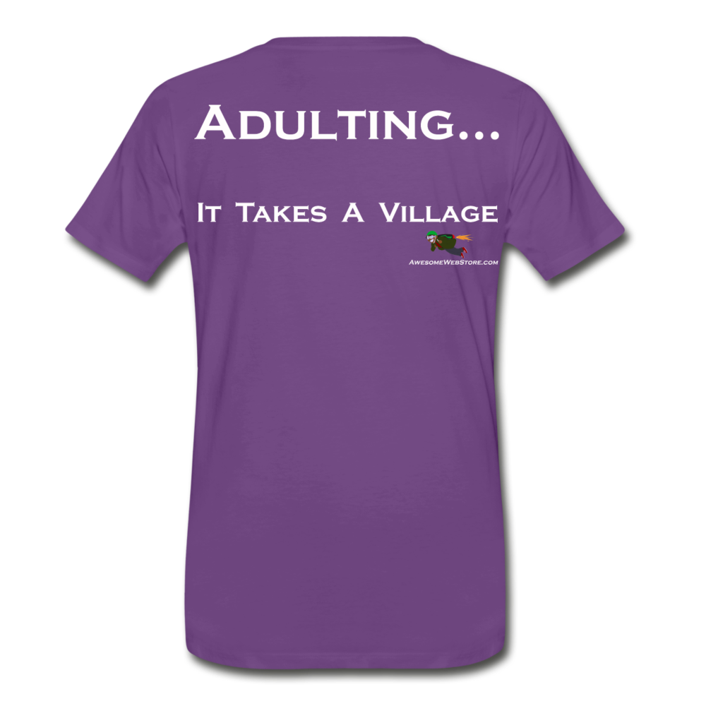 Adulting... T-Shirt - purple