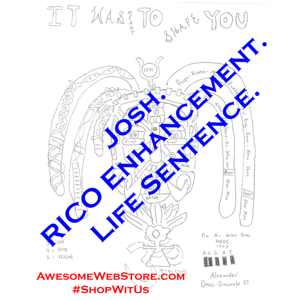 RICO Enhancement. Josh Has Questions and Tells His Story. 20211214 #ItWasMeantToShapeYou: Life Sentence. Justice Reform.