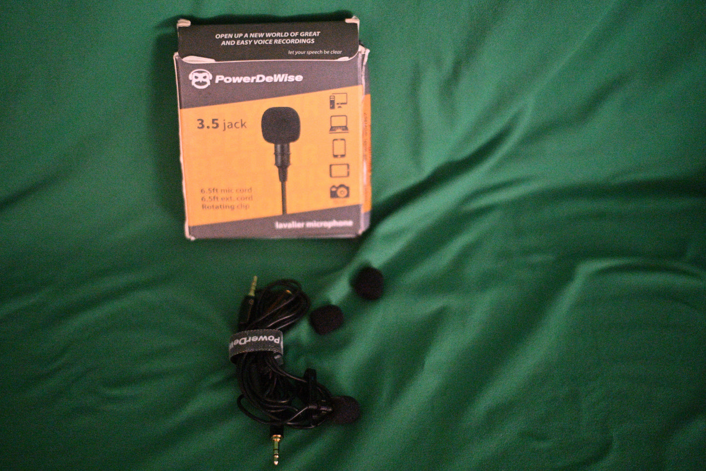 PowerDeWise Lavalier/Lapel Pro Audio Microphones