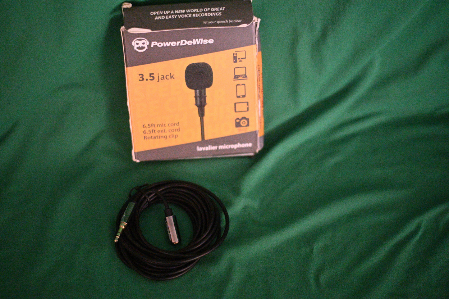 PowerDeWise Lavalier/Lapel Pro Audio Microphones