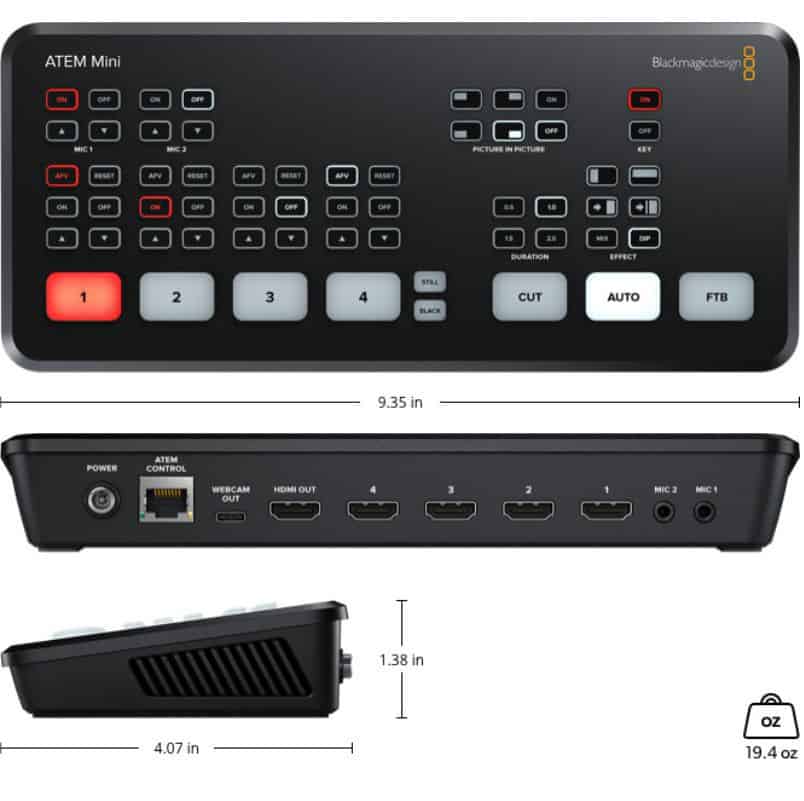 *OPEN BOX* Blackmagic Design ATEM Mini Live Stream Switcher & Capture Card