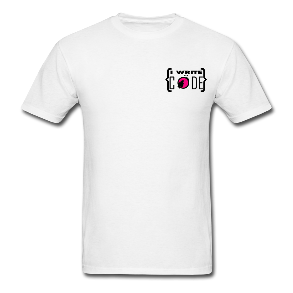 iWriteCode Gender Free T - white